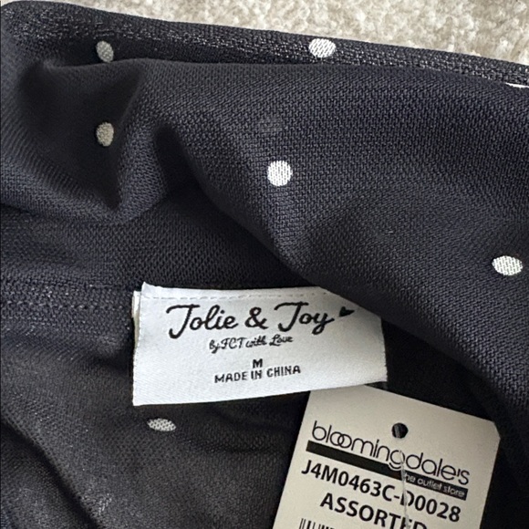 NWT Jolie and Joy Off the shoulder polka dot blouse - Picture 2 of 4